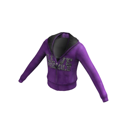 Classic Zip Up Hoodie Purple White Leopard Roblox Item Rolimon s