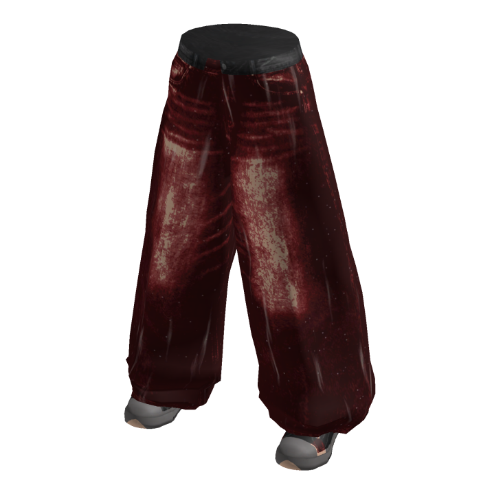 Red Grunge Jeans