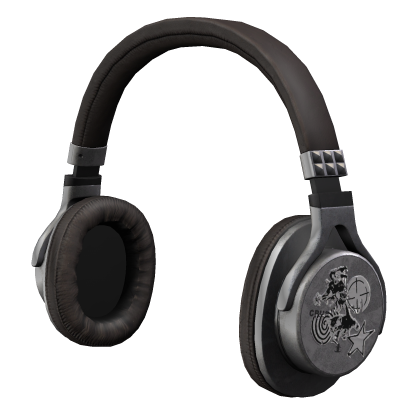 Grunge Headphones Brown