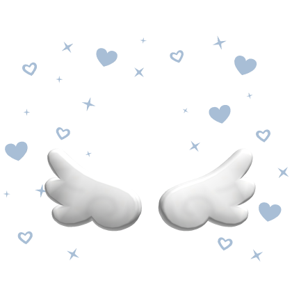 wings and heart aura (blue)