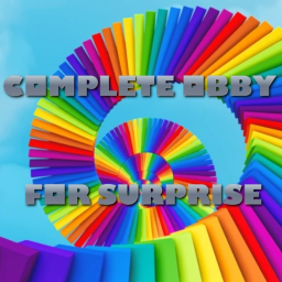 Really Easy Obby! 🌈 (complete for surprise)