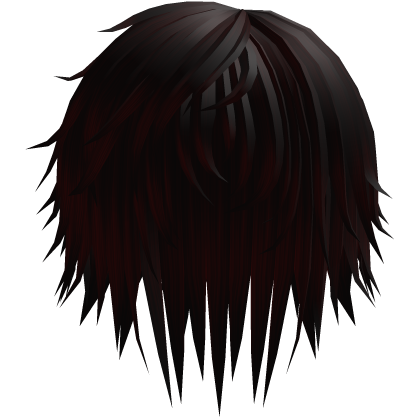 Soft Messy Emo Vkei Red Hair