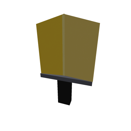 wide gold knife
