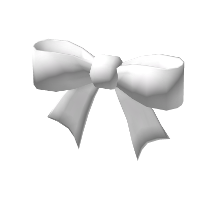 Aesthetic White Hair Bow Decor Interior Aesthetic