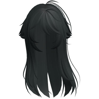 Dark Teal Shy Moe Cat Girl Windy Whispy Hair