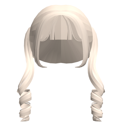♡ৎ cute long curly doll pigtails blonde ⸝⸝ Roblox item
