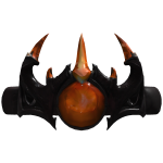 (CODE= 1163 ) Sun Shard Tangerine Regalia Crown