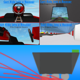 Cart Ride into a Racecar