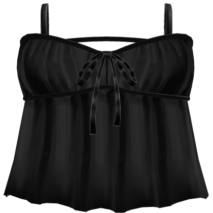 ♡ midnight black bow dress