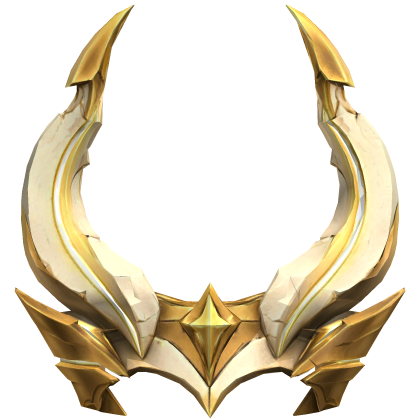 Ivory & Gold Glowing Void Horns Roblox item