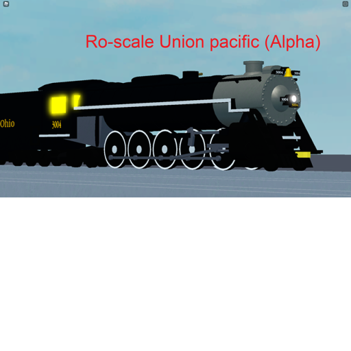 [New train!] ro-scale Union pacific Alpha