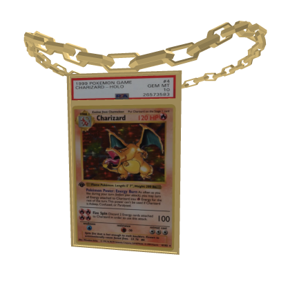 Charizard PSA 10 Gold Chain thumbnail
