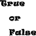 {}True Or False{}