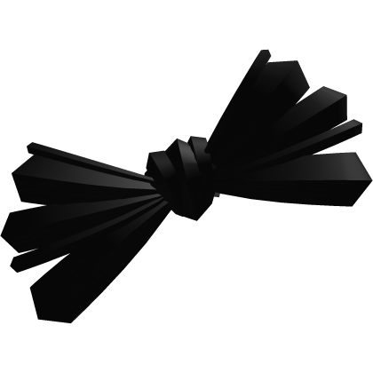 🕸️๋. ⭑ Mourning Scene Bow || Black