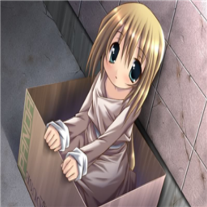 Abanded anime girl Roblox decal