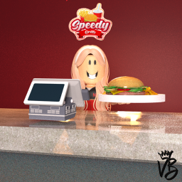 Work at a Fast Foods Restaurant