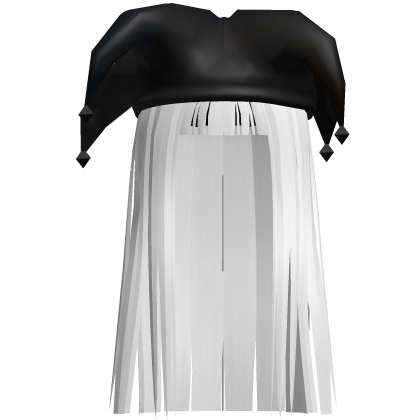 Jester Hat Long White Hair Roblox item