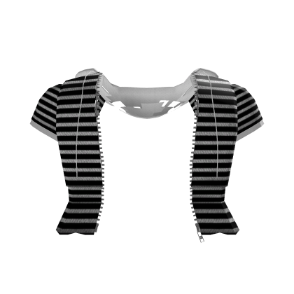 cutesy  vkei emo striped off shoulder hoodie