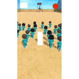 Noobs playing squid game icon