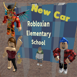 (NEW CAR!) Robloxian Elementary School (Alpha)