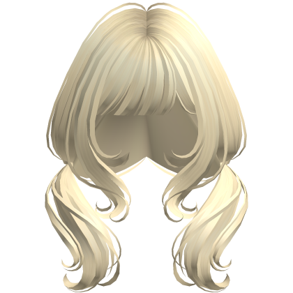 Sweet Swirly Pigtails Yellow Roblox item