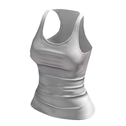 Simple Tank Top in White