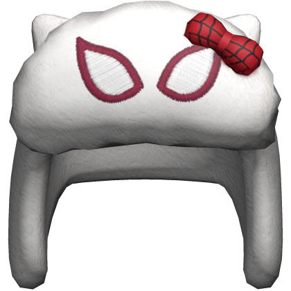 Y2K Grunge Spiderman Multiverse Ushanka White