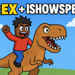 TREX + ISHOWSPEED AT END CARTRIDE