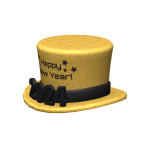 ✨ Golden New Years 2024 Top Hat ✨