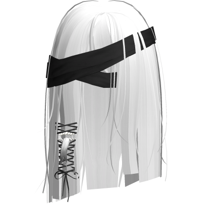 Creepy White Short Monster Hair Bandages Roblox item