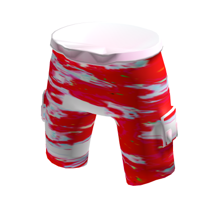 Red & White Smoke Shorts thumbnail