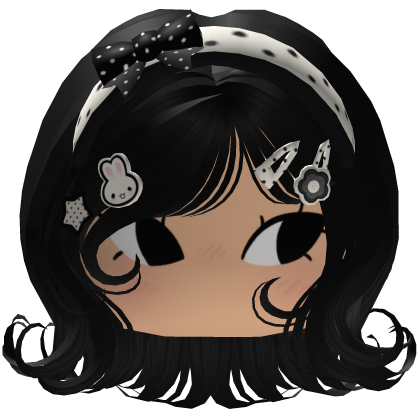 Face Hair Black Roblox item
