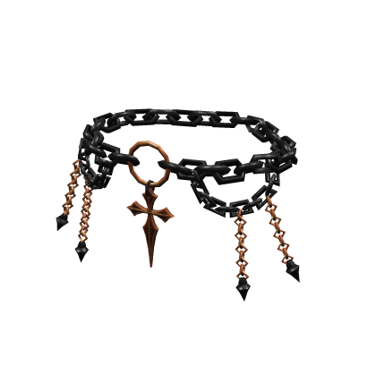 Hanging Chains Chainlink Belt > Black Bronze thumbnail