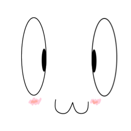 Kawaii Blushing Crossed Eyes Roblox decal
