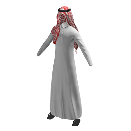 Sheikh Outfit White Kandura Thawb Traditional Arab thumbnail