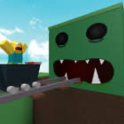 Cart ride into zombie