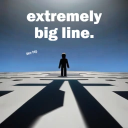 extremely big line  icon