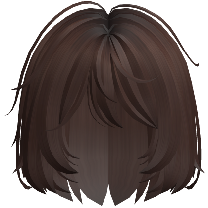 Short Fluffy Layered Hair (Brown)