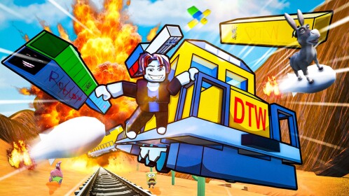 Desert train warfare! 