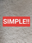 SIMPLE AND SIMPLE!!!