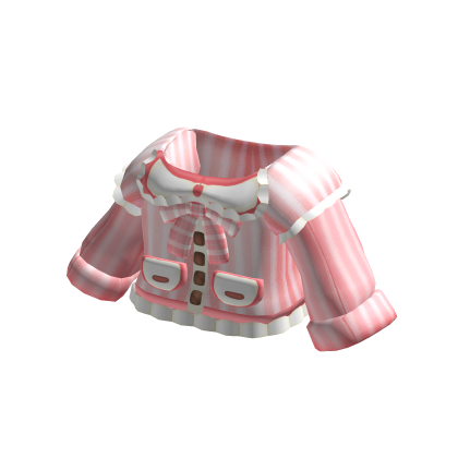 igari apple mori kei ruffled striped sweater thumbnail