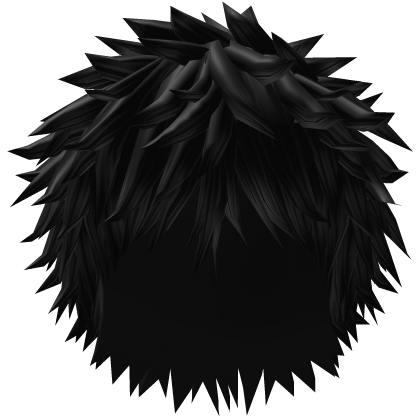 dark spiky emo hair Roblox item