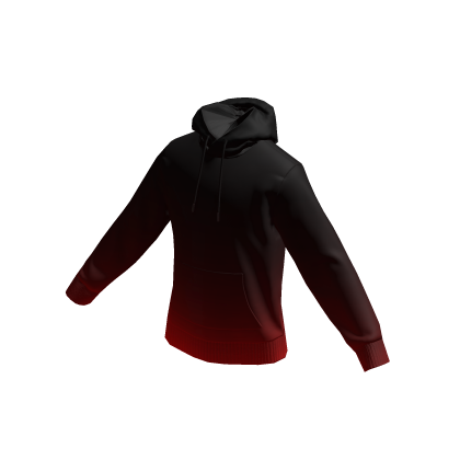 Black/Red Gradient Hoodie thumbnail