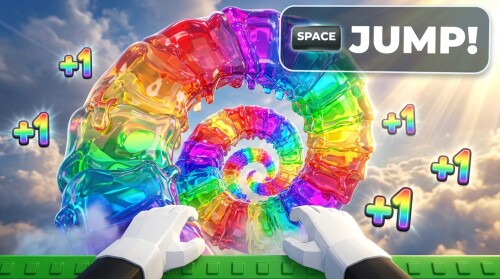 🌈 +1 Jump Rainbow ASMR Escape!