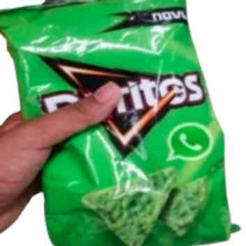 Sword fight on the whatssapp logo