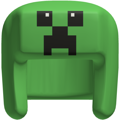 Green Creepy Monster Pixel Hat Beanie Ushanka