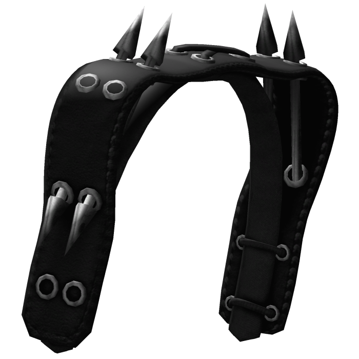 Spiked Emo Kitty Ear Black Headband