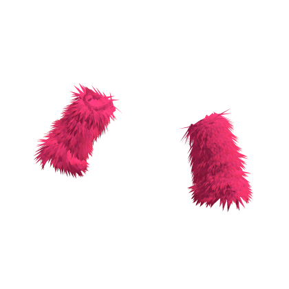 Neon Pink Scene Fluffy Arm Warmers thumbnail