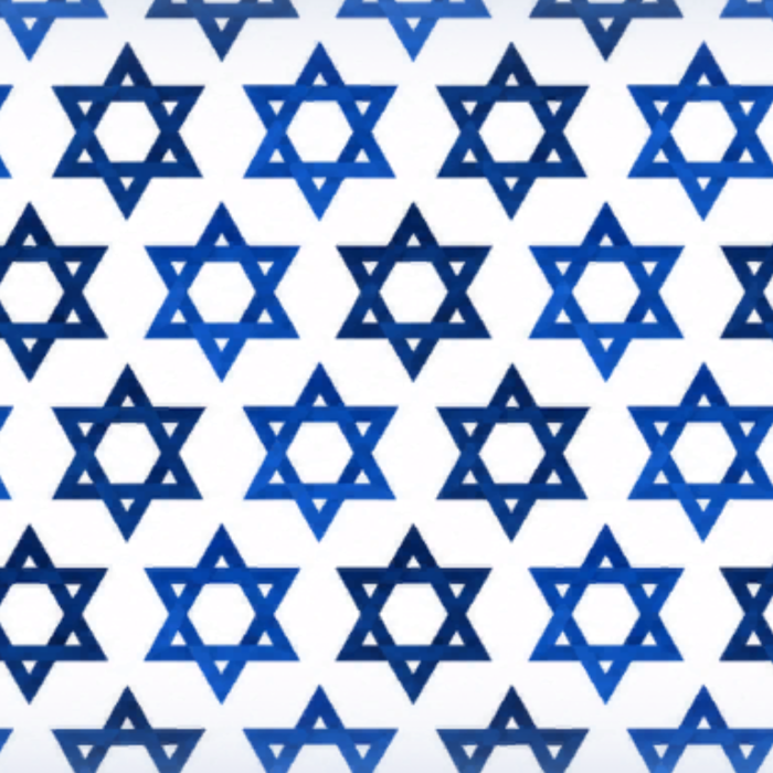 Star of David Jewish Blue White Israeli Background