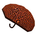[CODE: OU3] Y2K Leopard Umbrella w/ Shiny Texture
